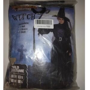 WITCH Halloween Costume, by Spooktacular - Child Small - New With Tags